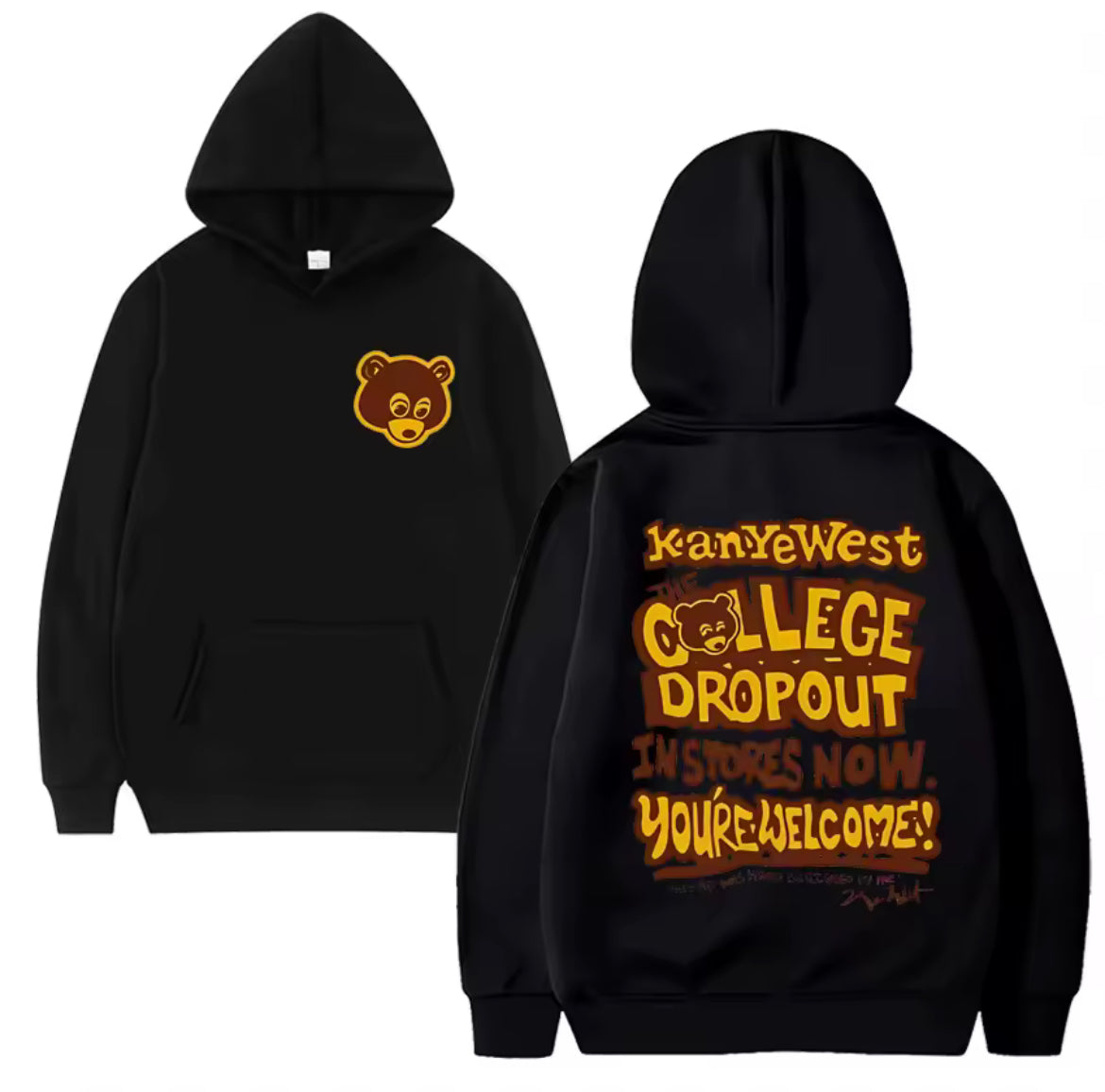 Kanye west college dropout hoodie