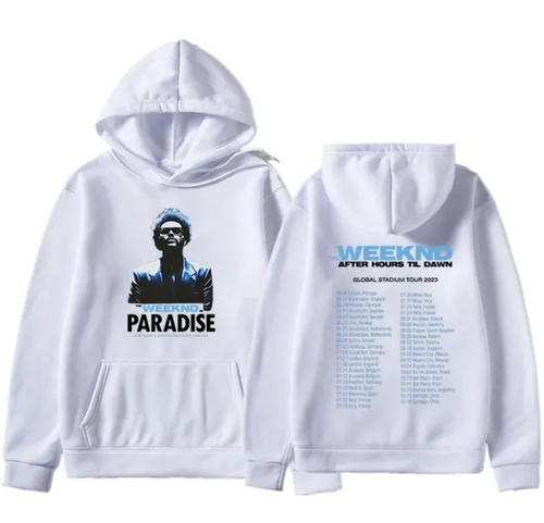 The Weekend white "Paradise" Hoodie