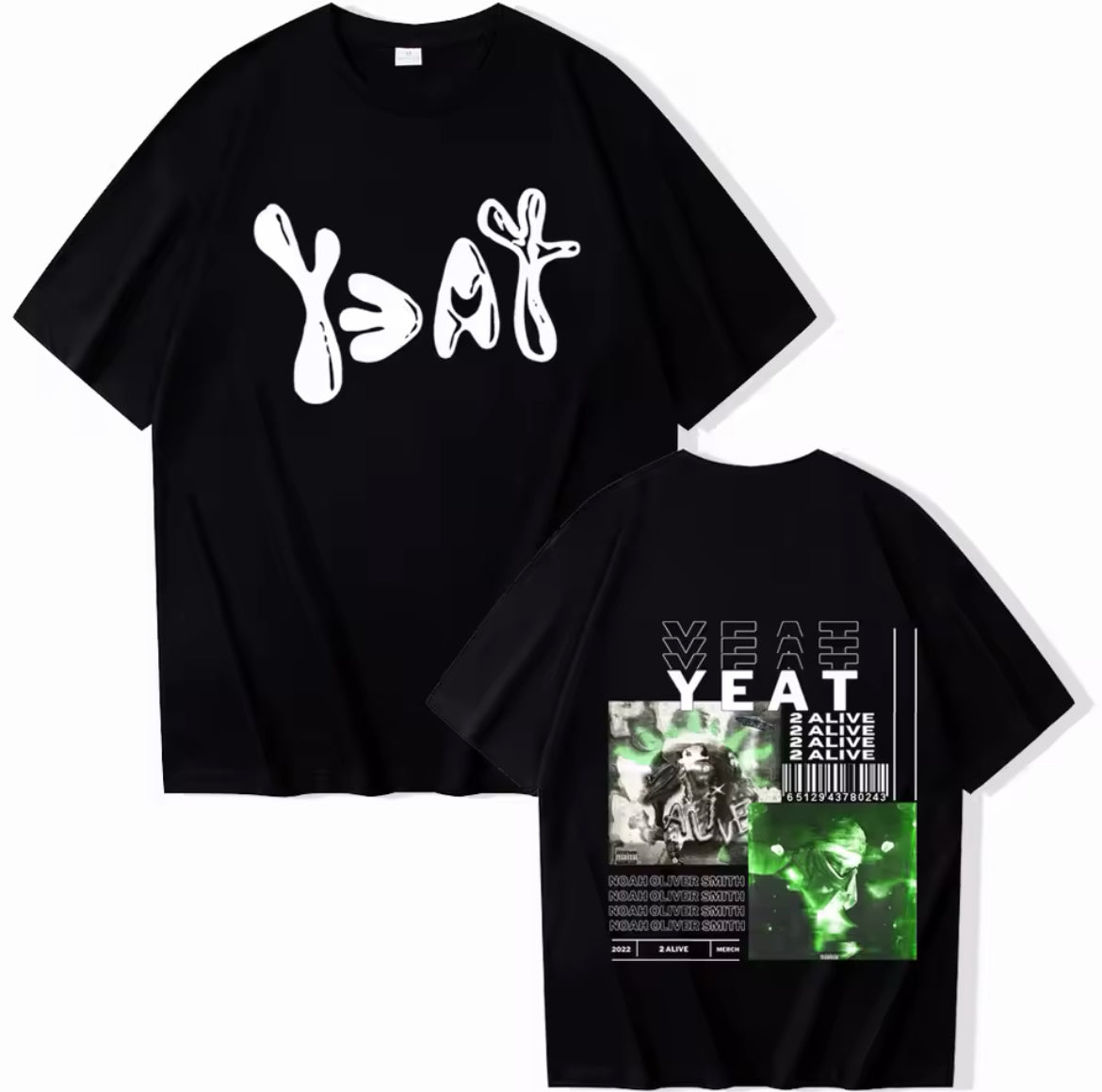 Yeat 2Alive black Tshirt