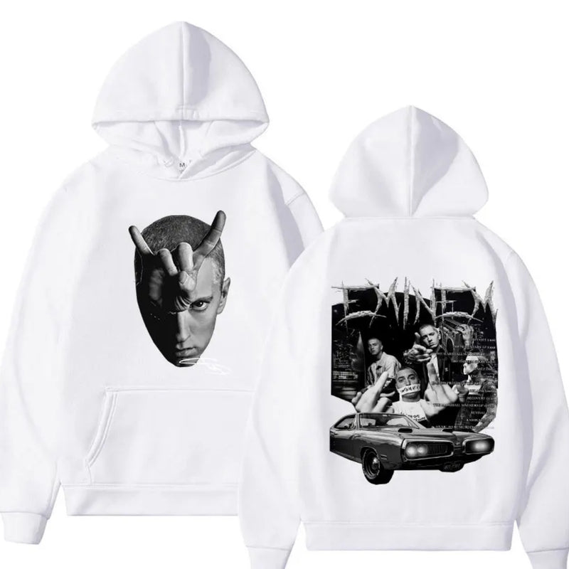 Eminem white Hoodie