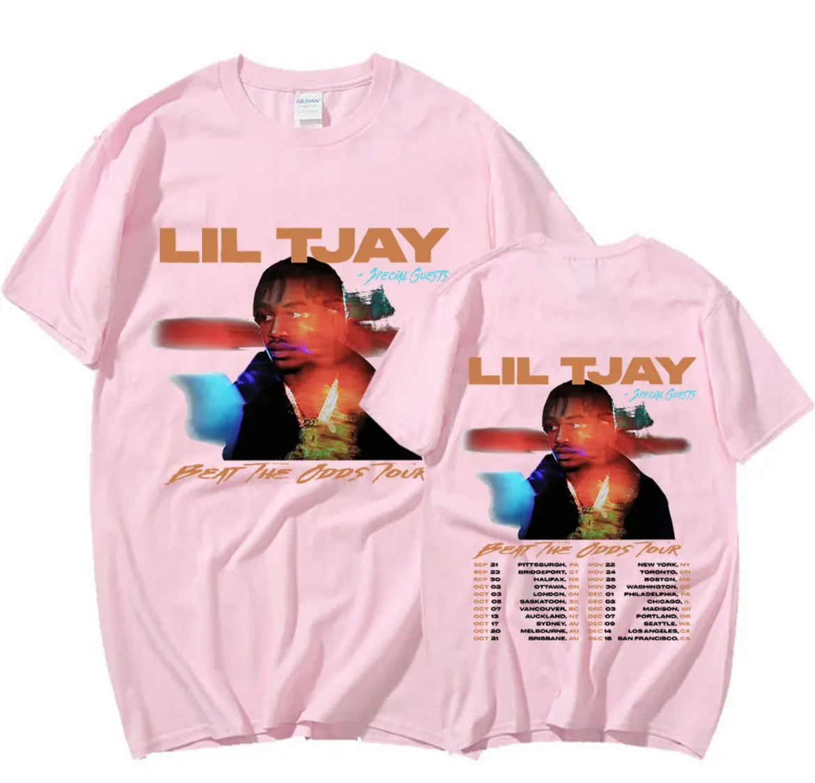 Pink  Lil Tjay Tshirt