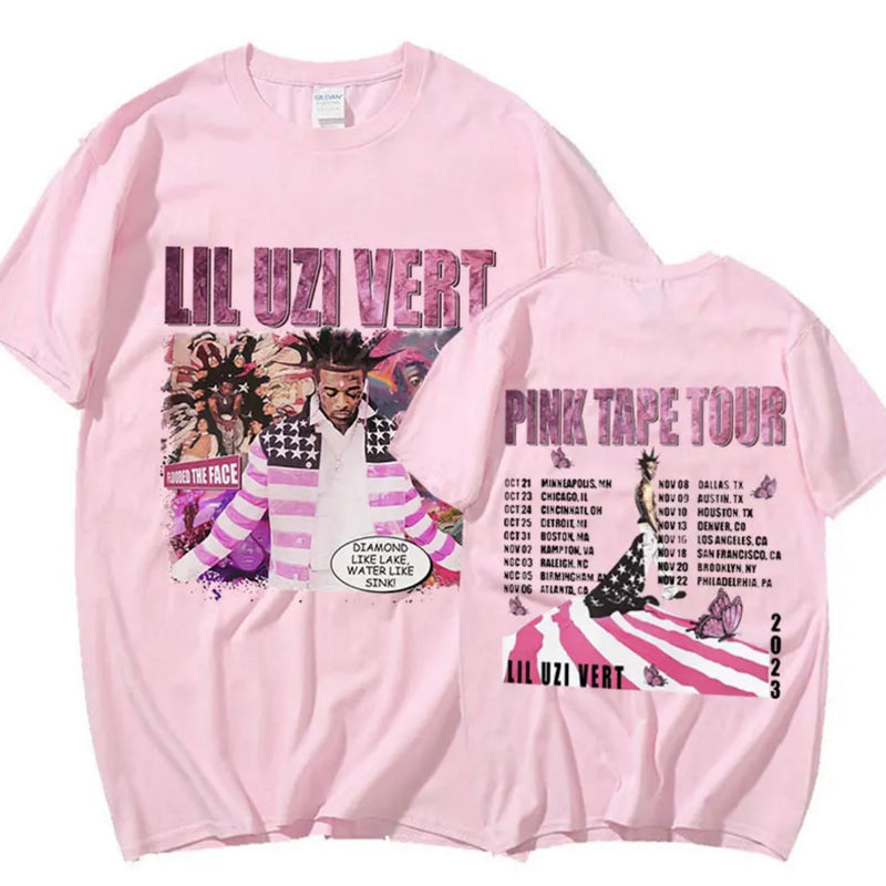 Lil uzi pink tape Tshirt