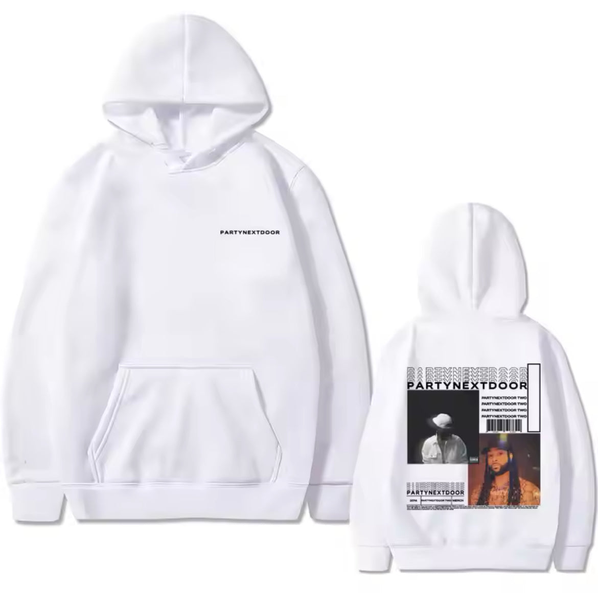 Partynextdoor White hoodie