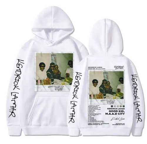kendrick lamar white Hoodie
