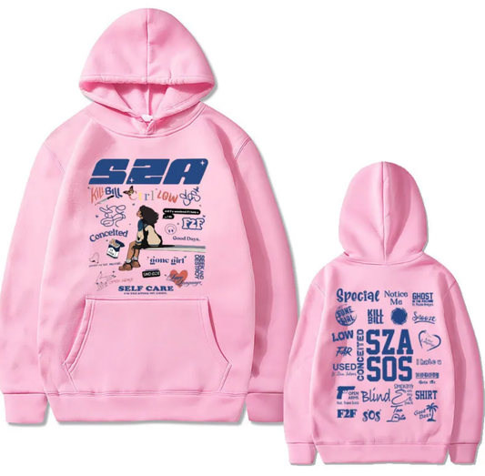 SZA sos pink Hoodie