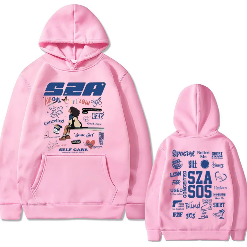 SZA sos pink Hoodie