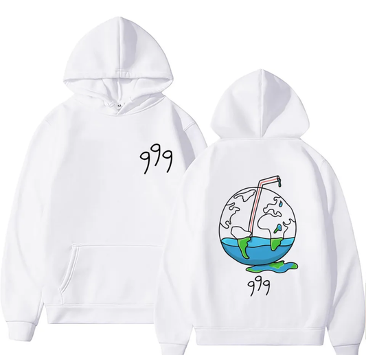 juice wrld 999 white Hoodie