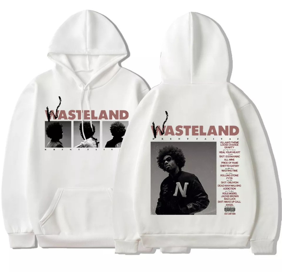 brent faiyaz wasteland white Hoodie