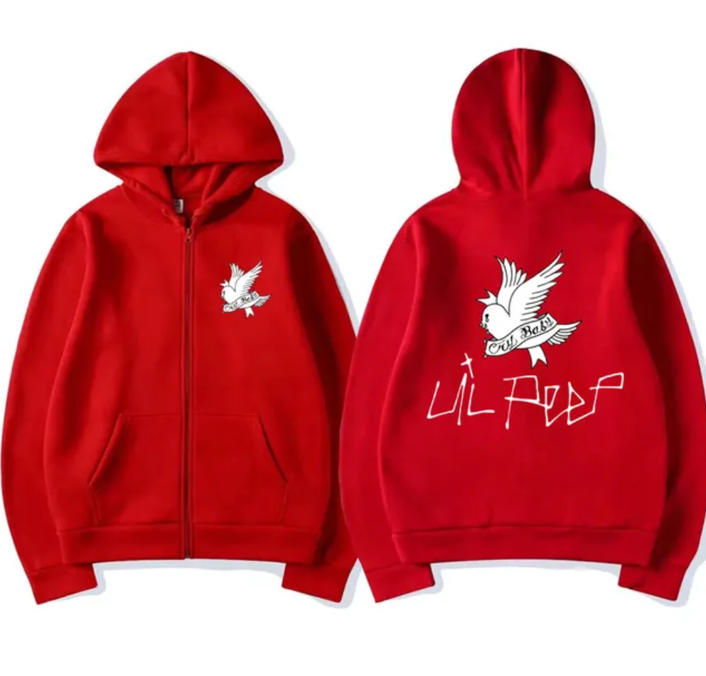 Lil peep red Hoodie