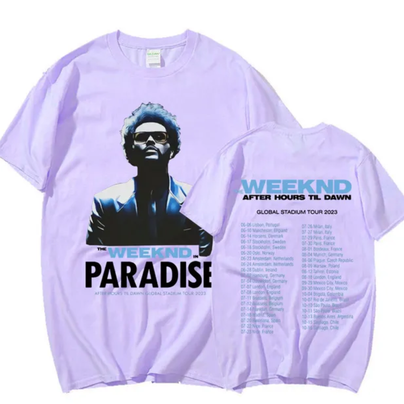 Purple the weeknd Tshirt