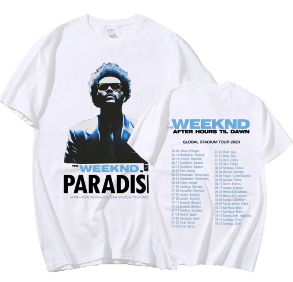 White the weeknd Tshirt