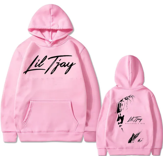 Lil tjay pink Hoodie