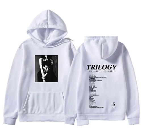The Weekend white Hoodie