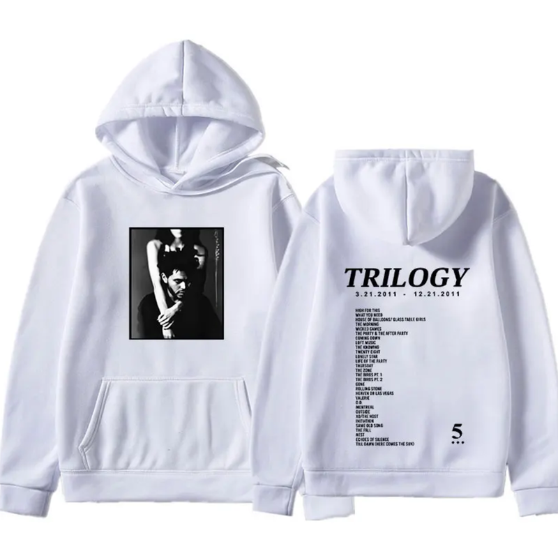 The Weekend white Hoodie