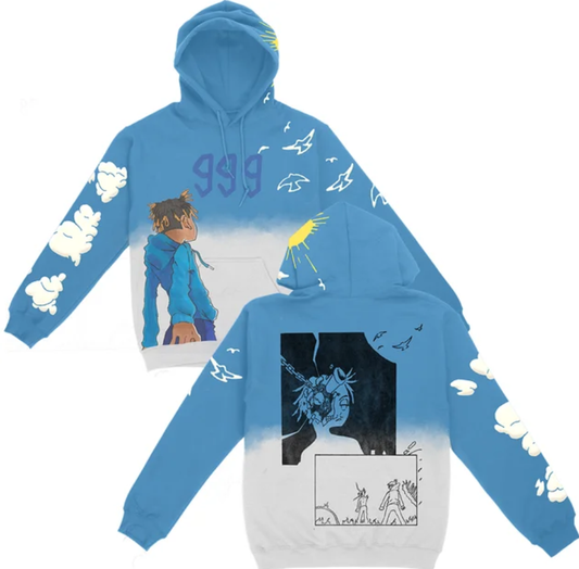 juice wrld blue sky Hoodie