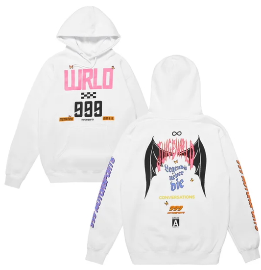 juice wrld 999 white Hoodie