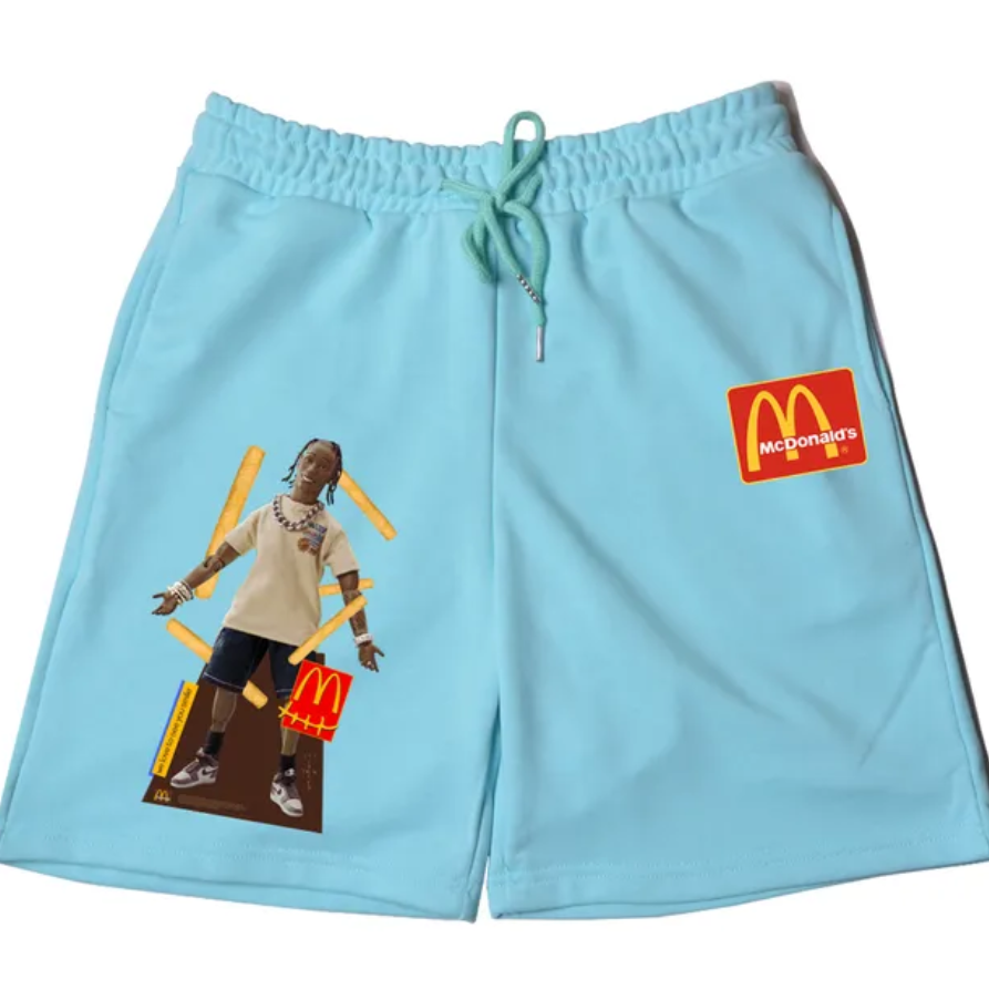 travis scott x mcdonald's Shorts – Dripil