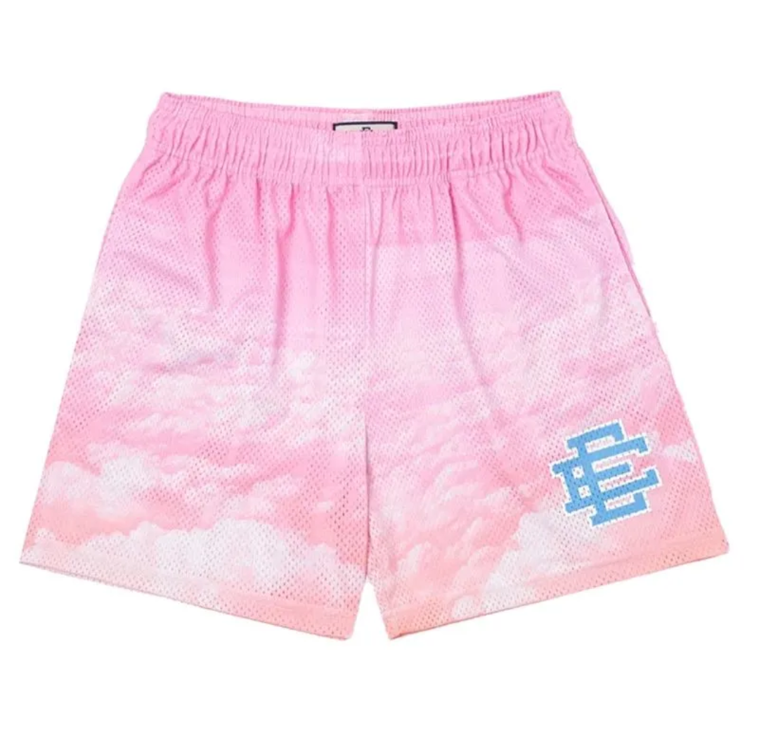 Eric Emanuel pink clouds Shorts