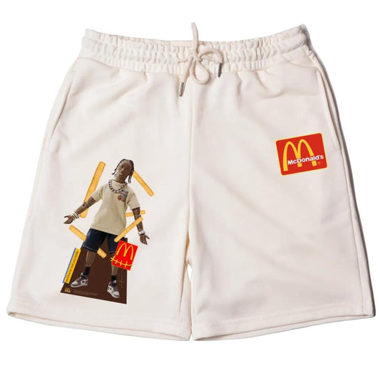 travis scott x mcdonald's Shorts